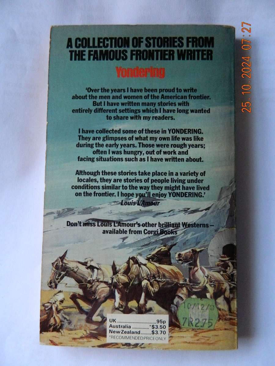 WESTERNS -  LOUIS L'AMOUR -  YONDERING