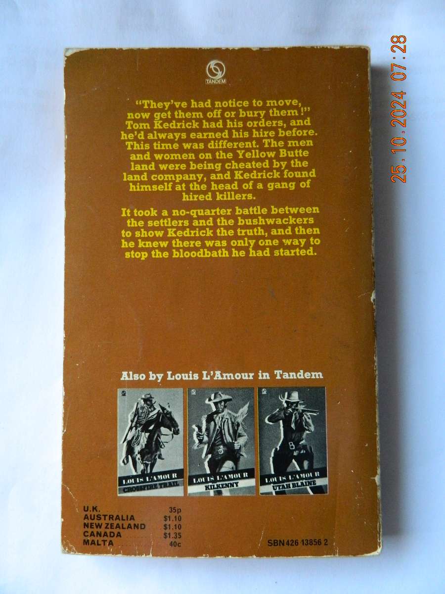 WESTERNS -  LOUIS L'AMOUR -  SHOWDOWN AT YELLOW BUTTE