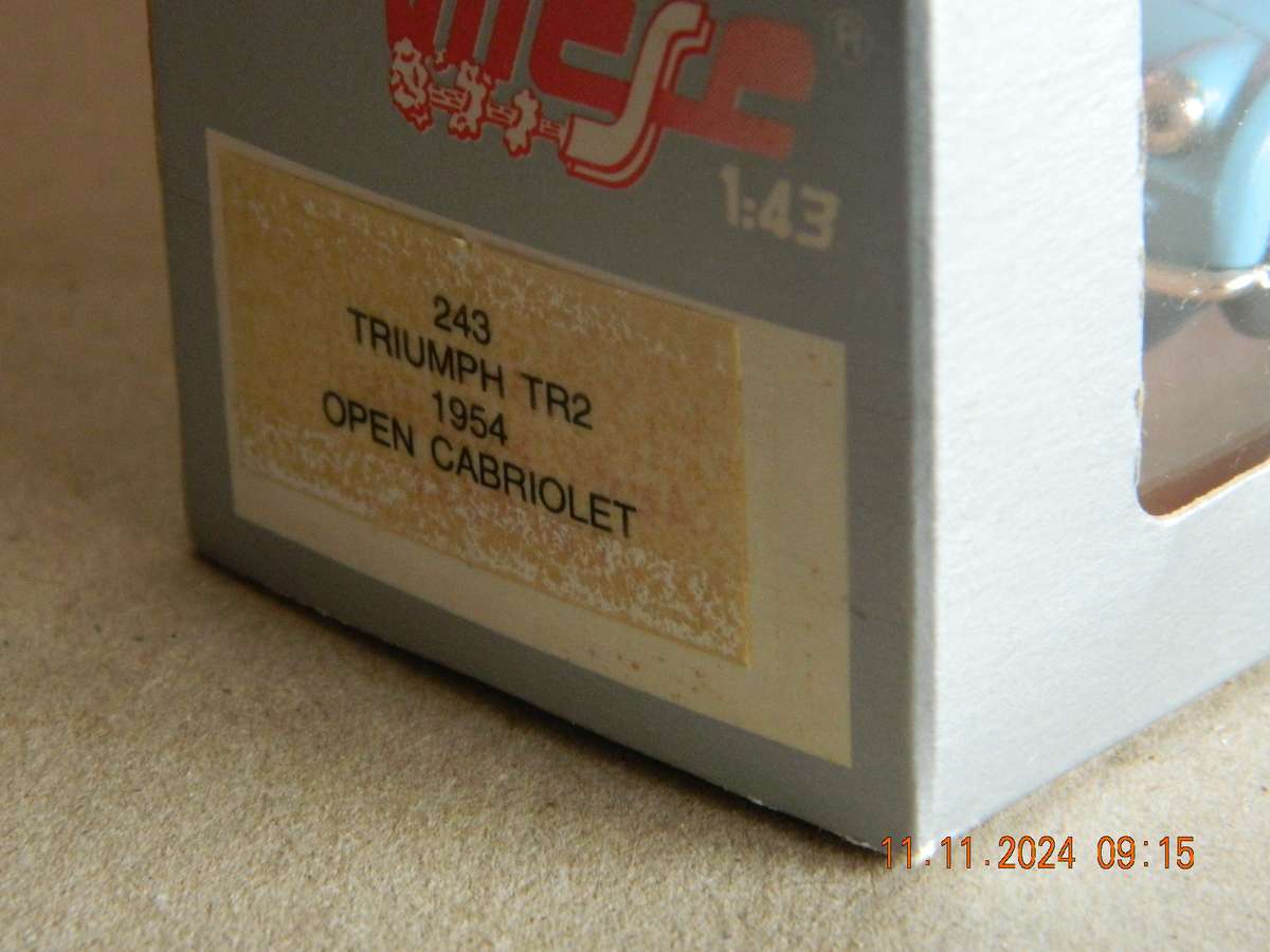 VITESSE  -  243  -  TRIUMPH TR2  1954  OPEN CABRIOLET
