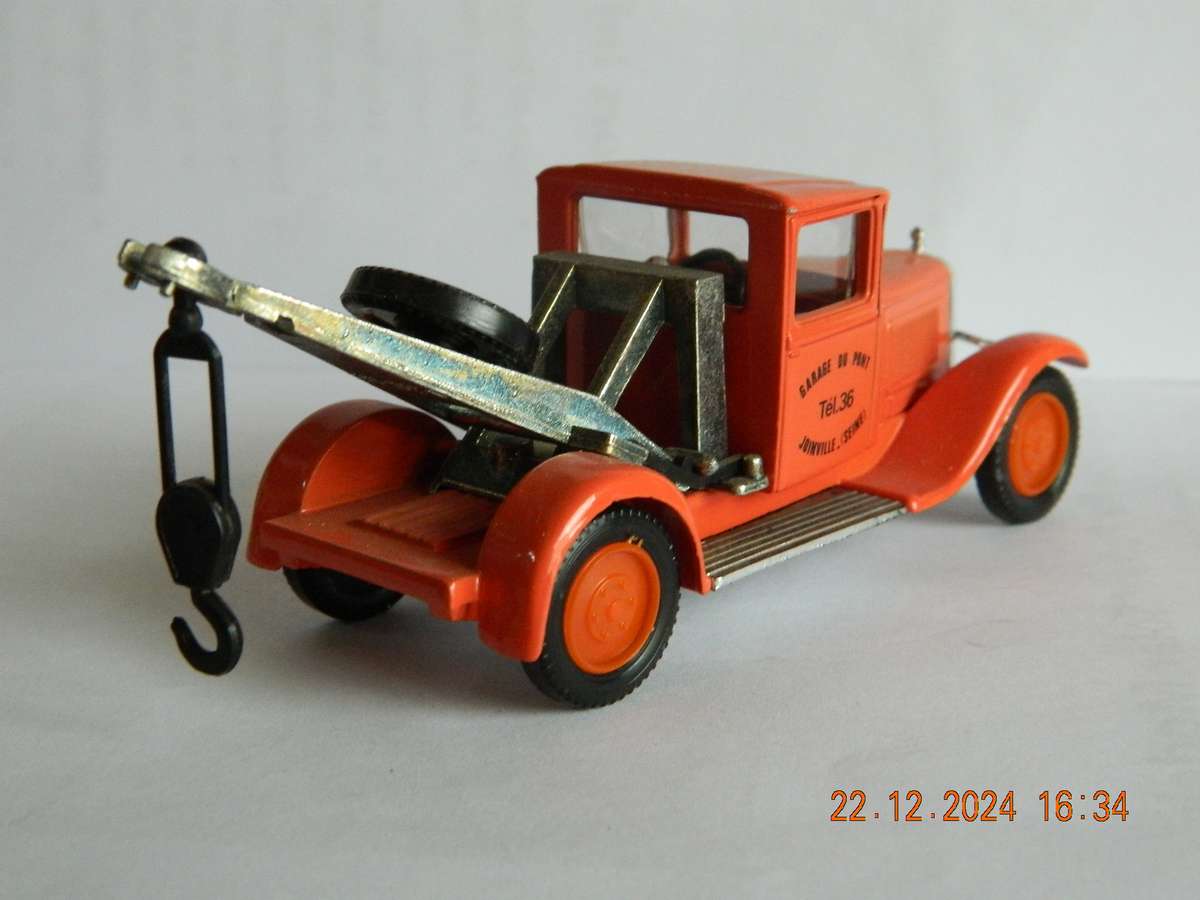 SOLIDO   -   -   CITROEN C4F  -  1930  -  RECOVERY TOW RUCK
