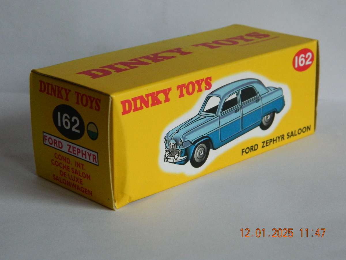DEAGOSTINI - DINKY TOYS  -  162  -  FORD ZEPHYR SALOON