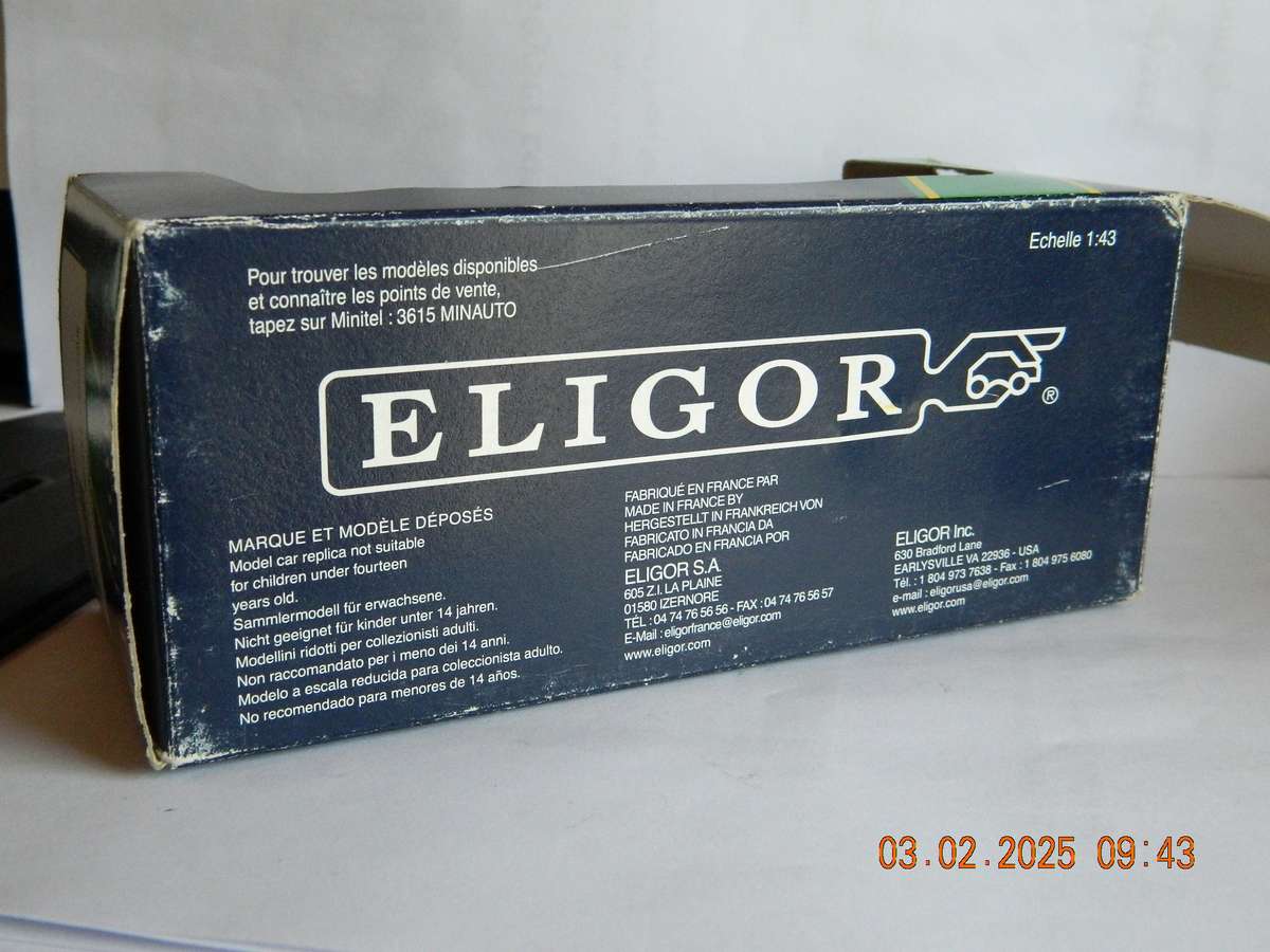 ELIGOR  -  100785  -  RENAULT 4 CV  POLICE MONEGASQUE