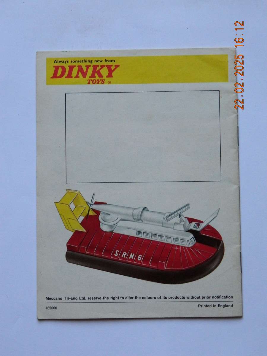 DINKY TOYS  -  PRODUCT MAGAZINE  -  NUMBER. 6  -    23  PAGES