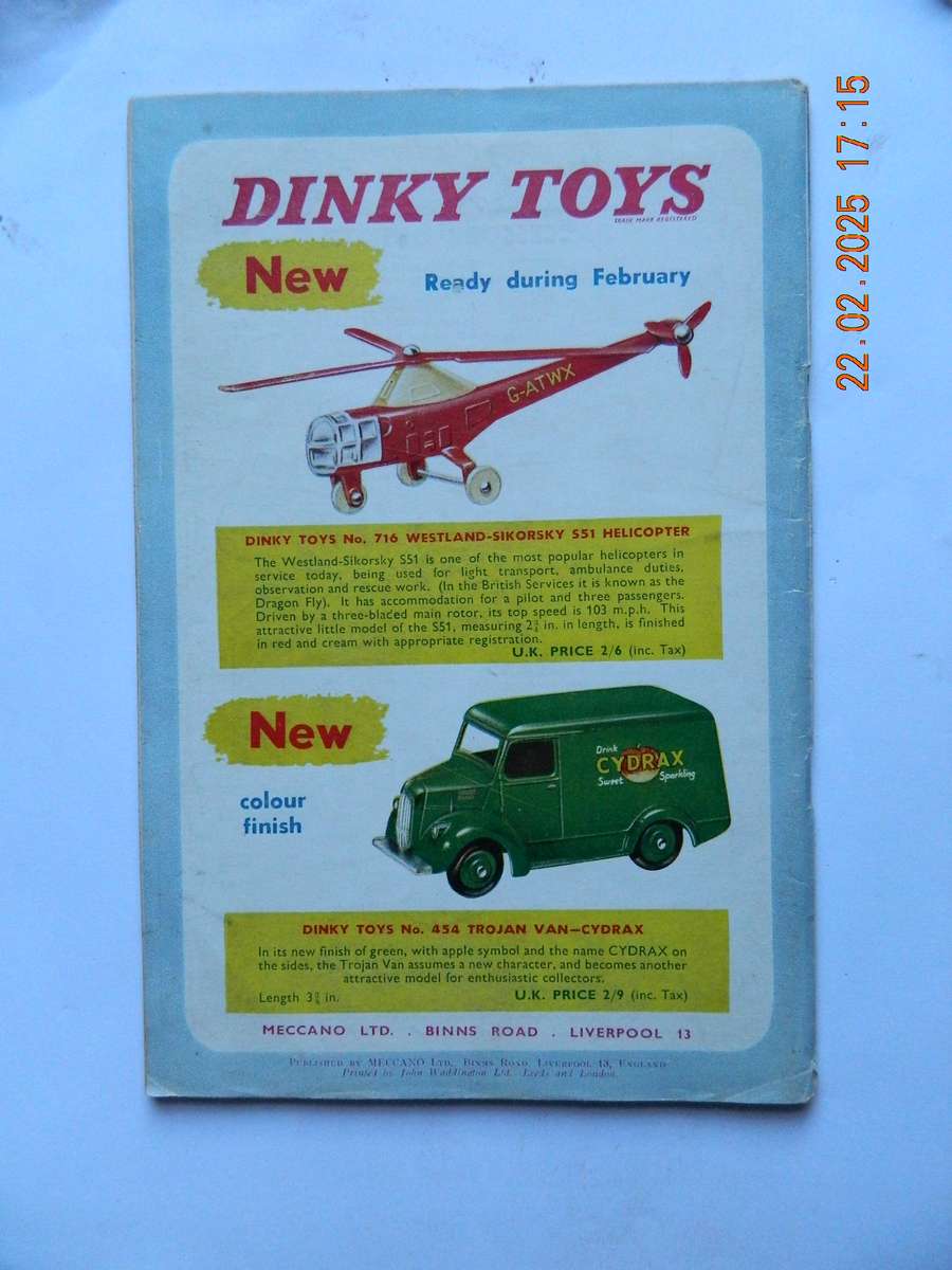 DINKY TOYS  -  MECCANO MAGAZINE  -  VOL. XLII  NO. 2  -  FEBRUARY  1957