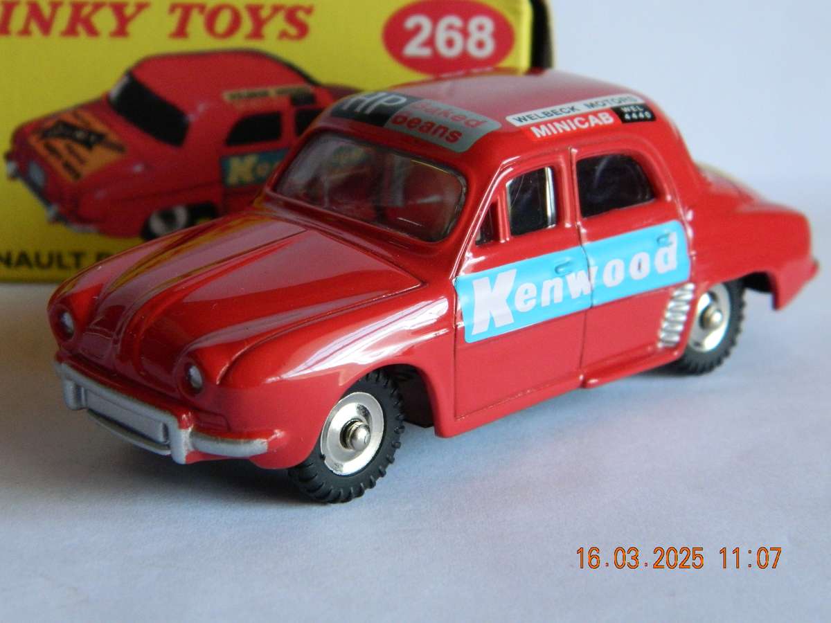DEAGOSTINI - DINKY TOYS  -  268  -  RENAULT DAUPHINE MINICAB