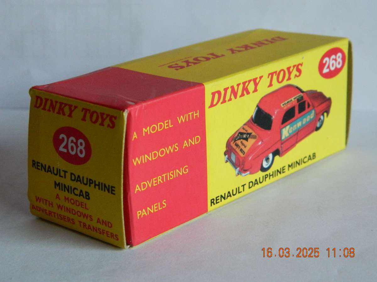 DEAGOSTINI - DINKY TOYS  -  268  -  RENAULT DAUPHINE MINICAB