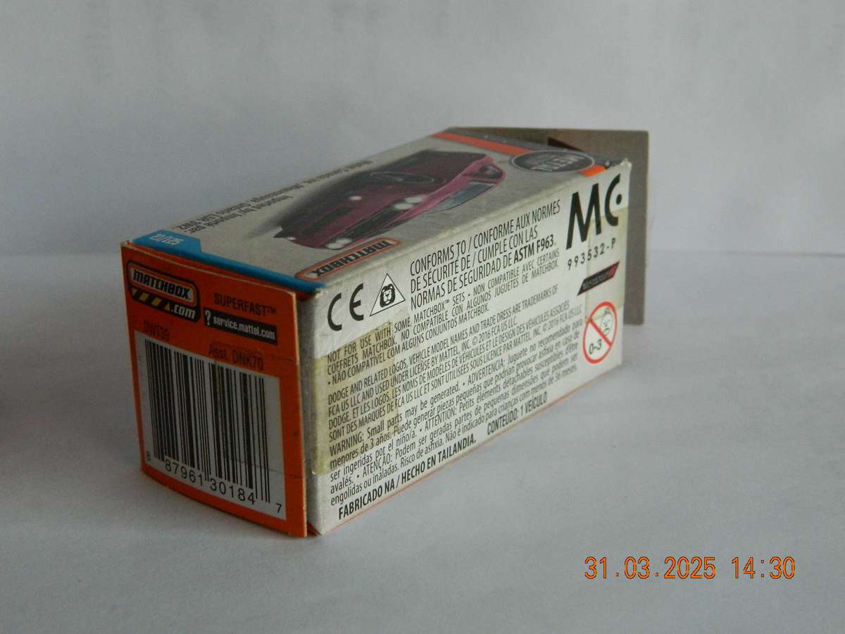 MATCHBOX  -  MB759  -  DODGE CHALLENGER