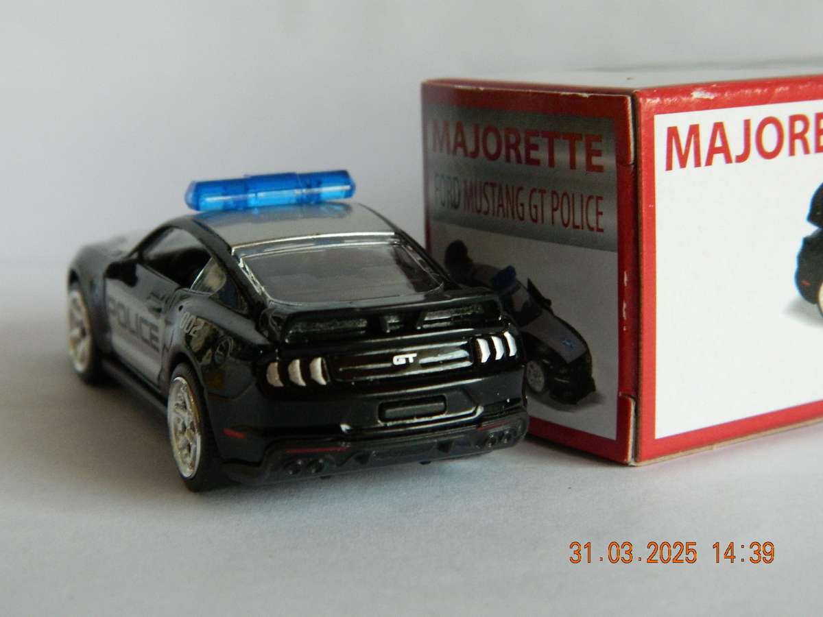 MAJORETTE  -  204D  -  FORD MUSTANG GT POLICE