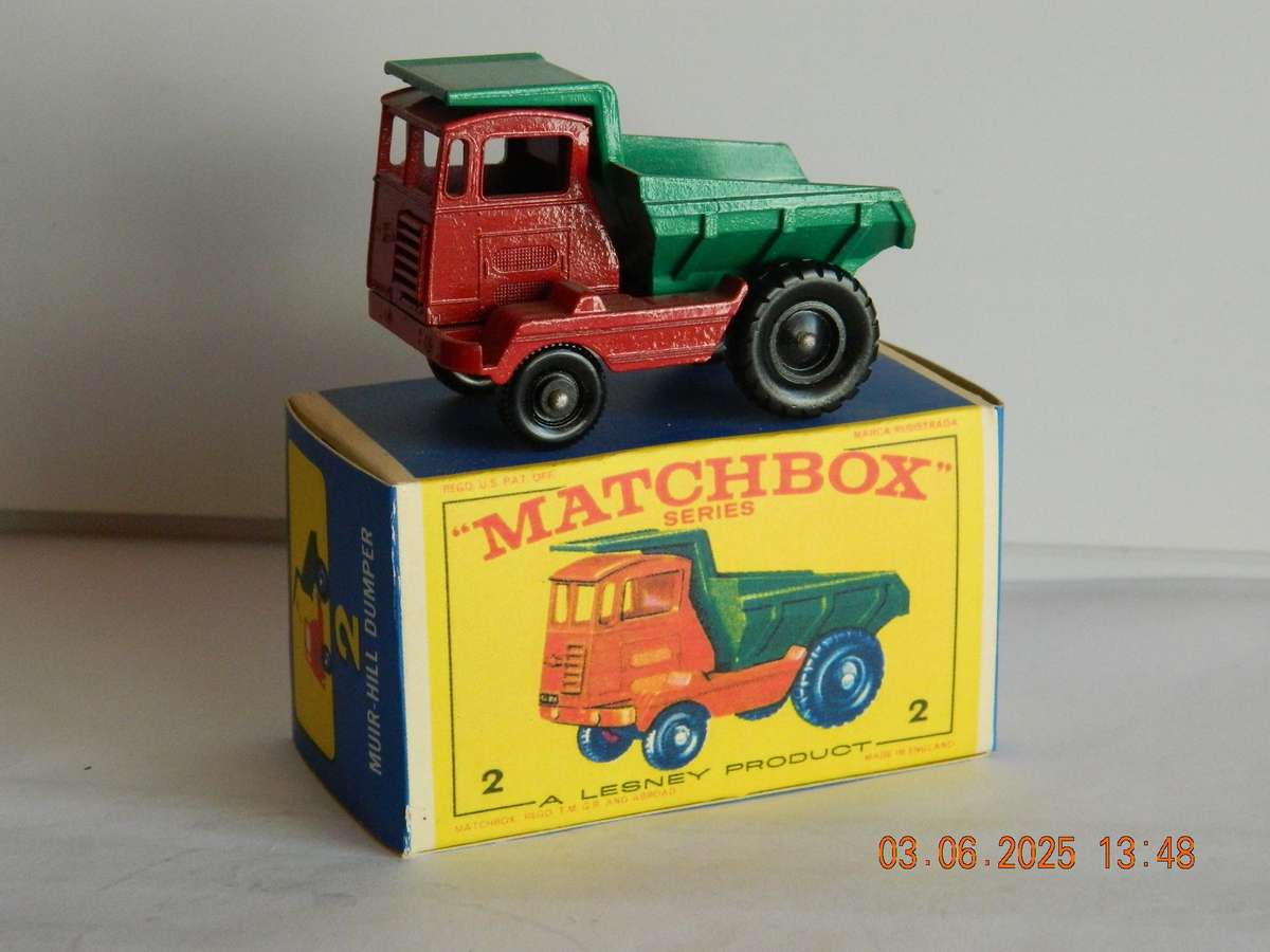 MATCHBOX SERIES  -  2 -    MUIR-HILL DUMPER TRUCK