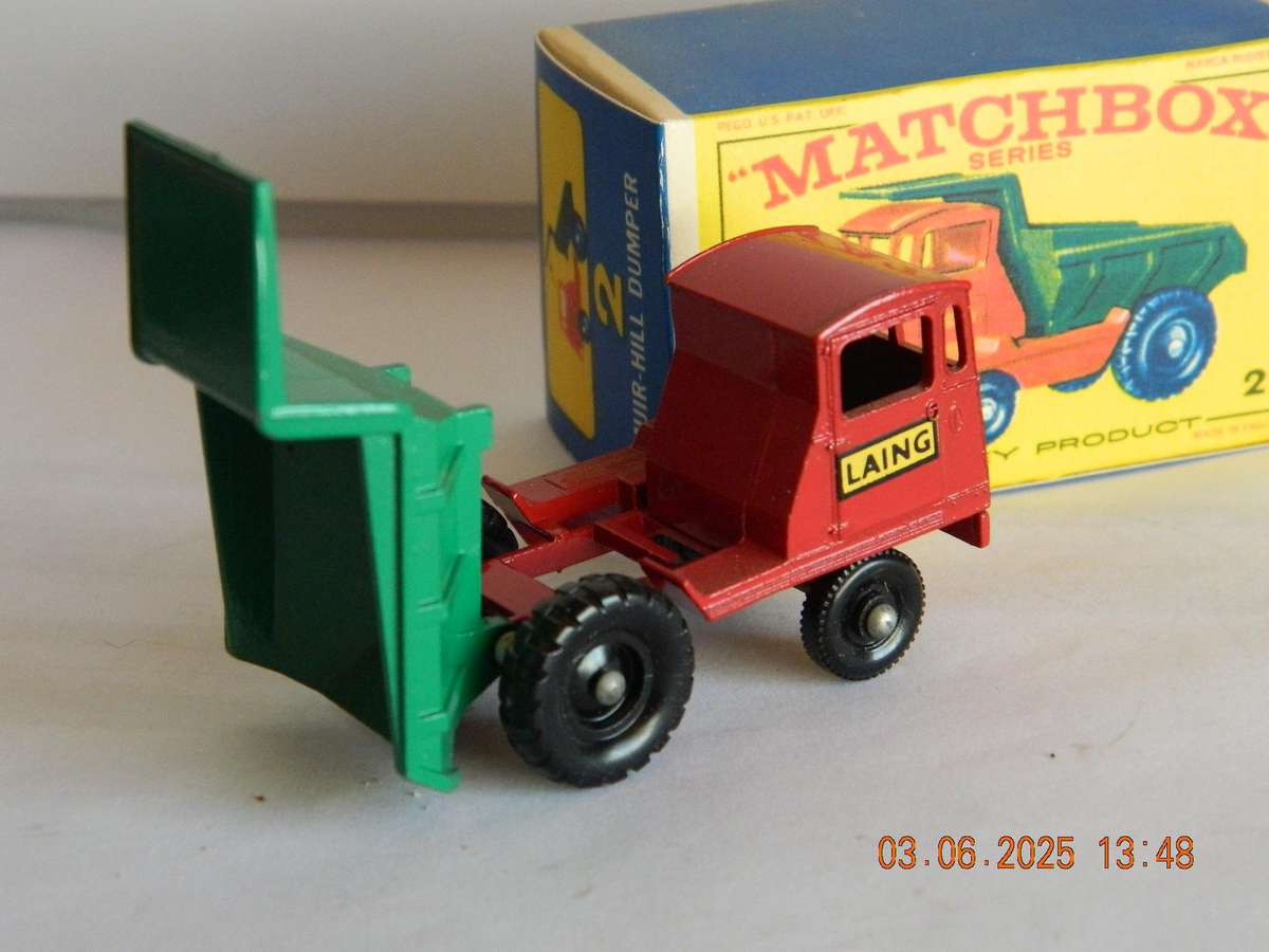 MATCHBOX SERIES  -  2 -    MUIR-HILL DUMPER TRUCK