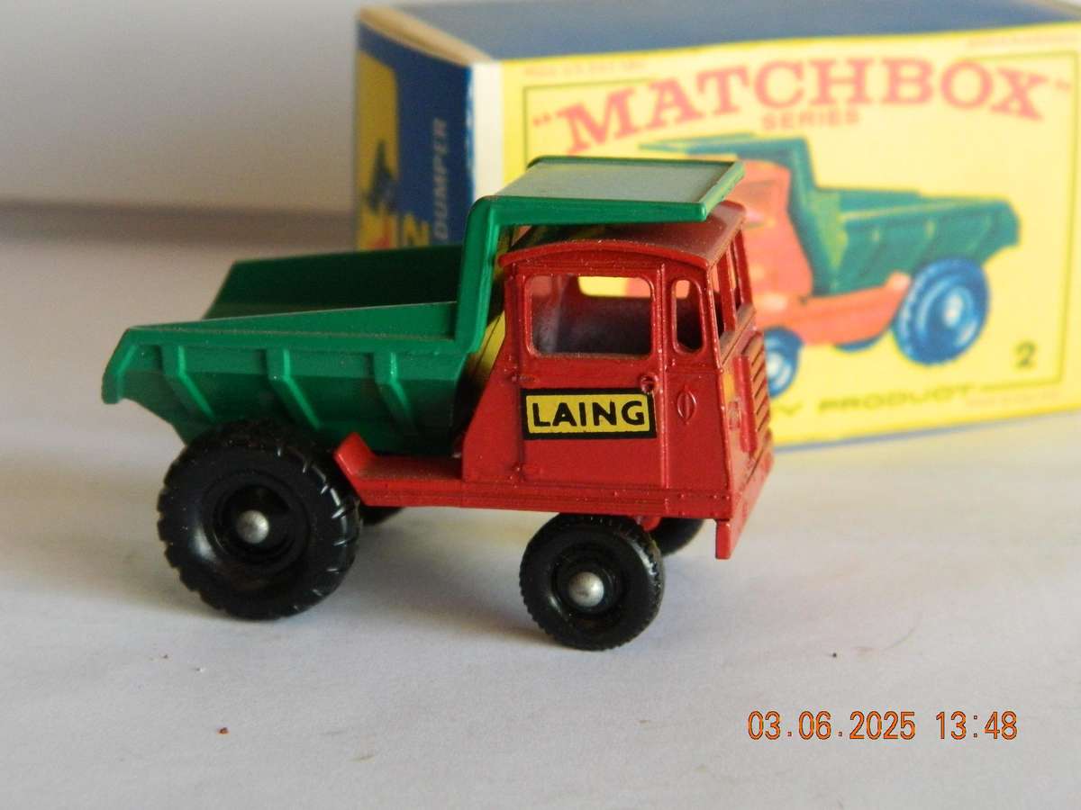 MATCHBOX SERIES  -  2 -    MUIR-HILL DUMPER TRUCK