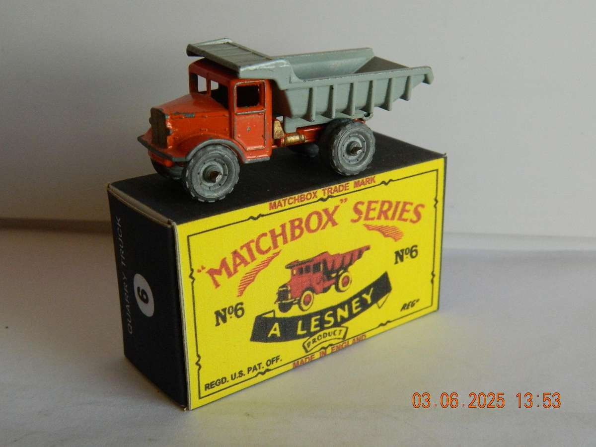 MATCHBOX SERIES  - 6  -    QUARRY TRUCK  (55MM)