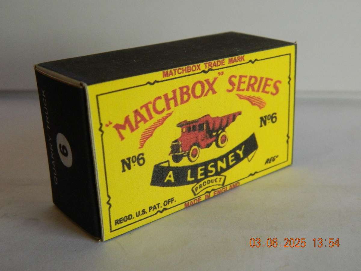 MATCHBOX SERIES  - 6  -    QUARRY TRUCK  (55MM)