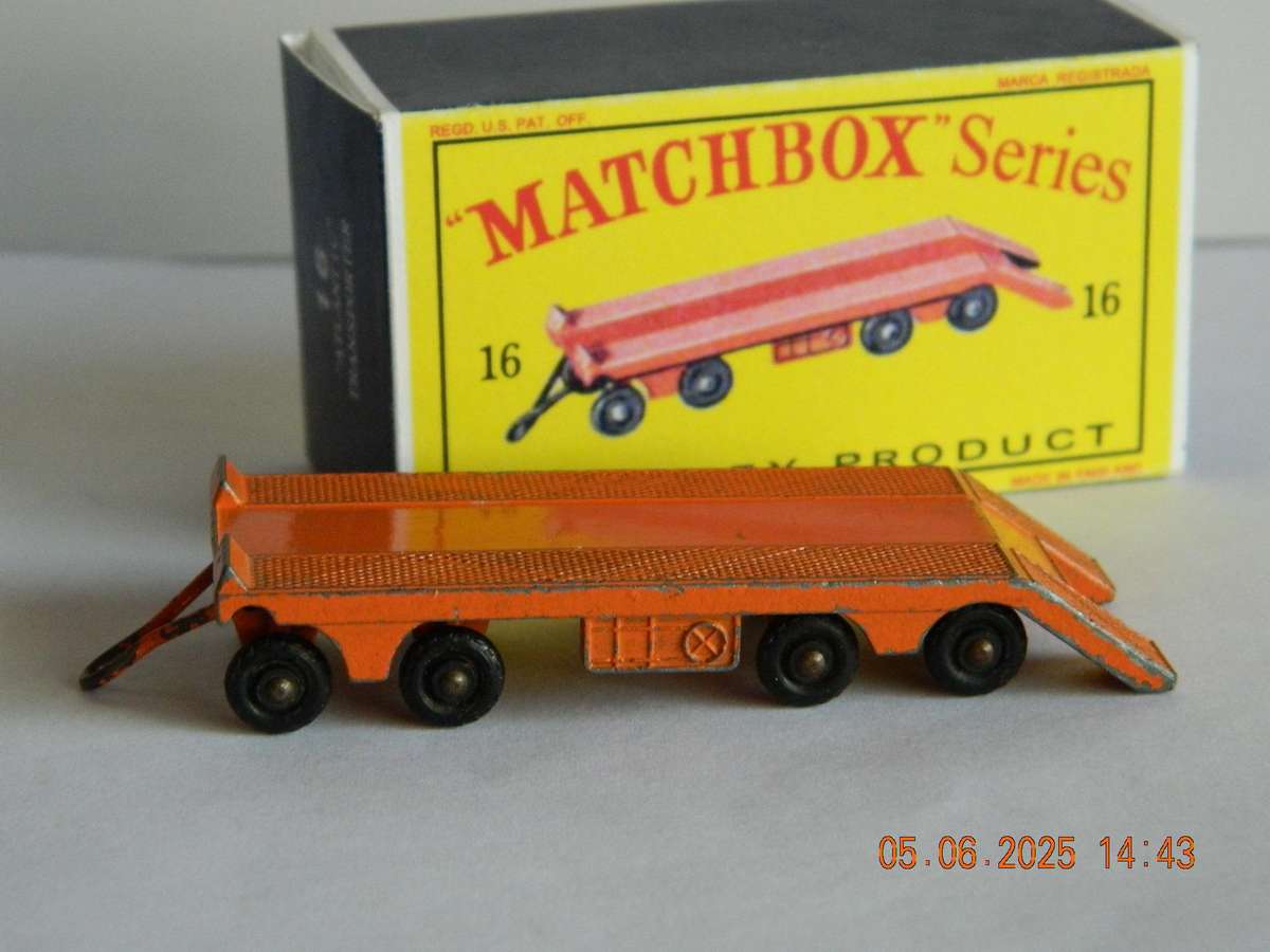 MATCHBOX SERIES  - 16  -  SUPER  "ATLANTIC"  TRANSPORTER TRAILER
