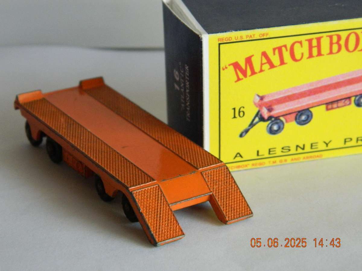 MATCHBOX SERIES  - 16  -  SUPER  "ATLANTIC"  TRANSPORTER TRAILER