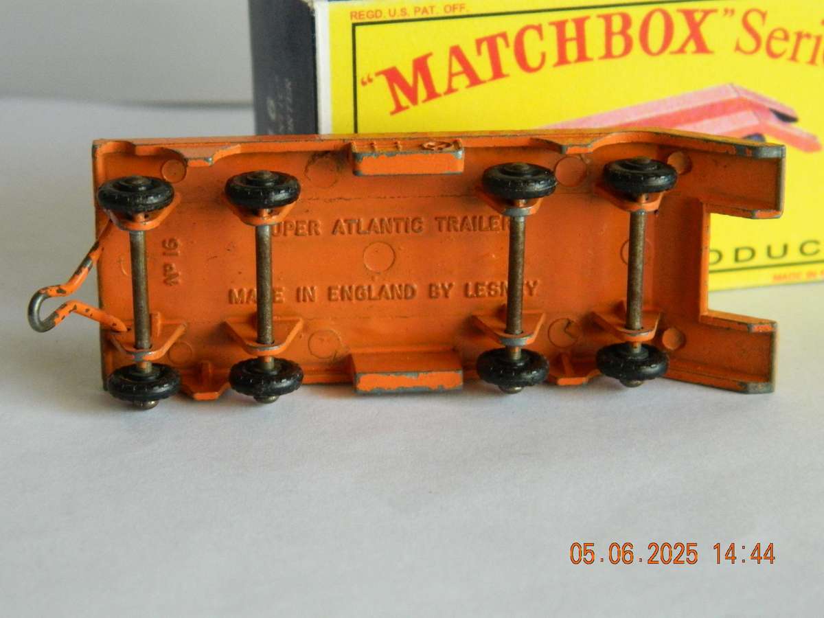 MATCHBOX SERIES  - 16  -  SUPER  "ATLANTIC"  TRANSPORTER TRAILER