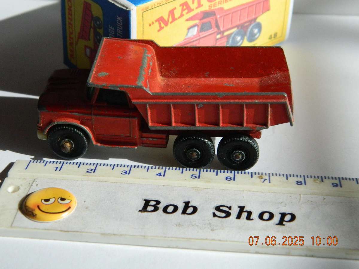 MATCHBOX SERIES  -  48  -  DODGE DUMPER TRUCK  -  ORIGINAL BOX