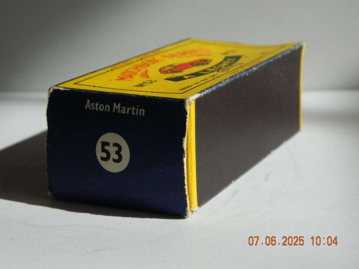 MATCHBOX SERIES  -  53  -  ASTON MARTIN  -  ORIGINAL BOX