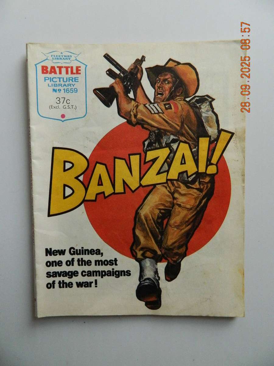 BATTLE PICTURE LIBRARY -  NO.  1659  -  BANZAI !