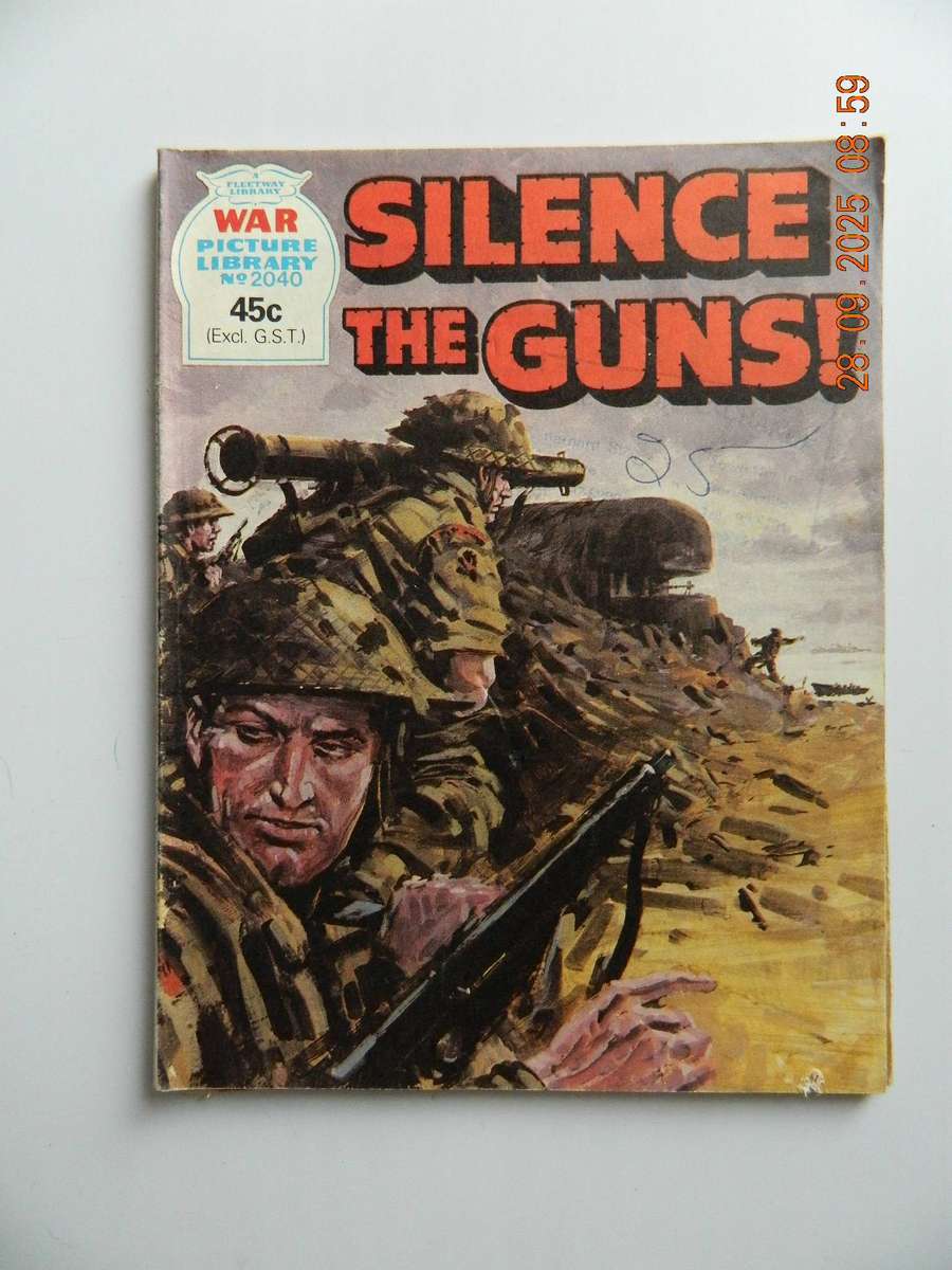 WAR PICTURE LIBRARY -  NO.  2040  -  SILENCE THE GUNS!