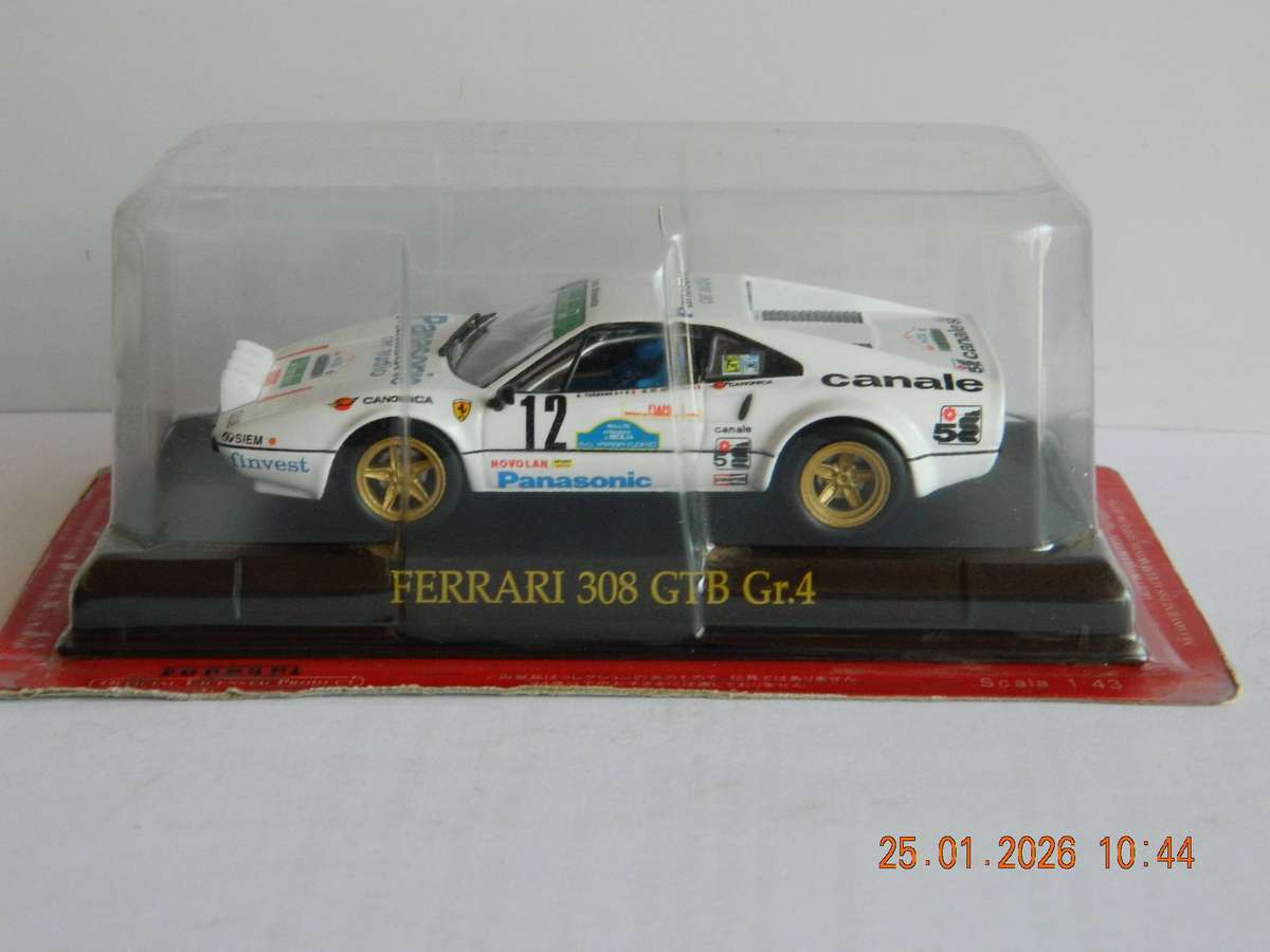 FERRARI OFFICIAL LICENSED PRODUCT  -  098133841  -  FERRARI  308  GTB  Gr.4