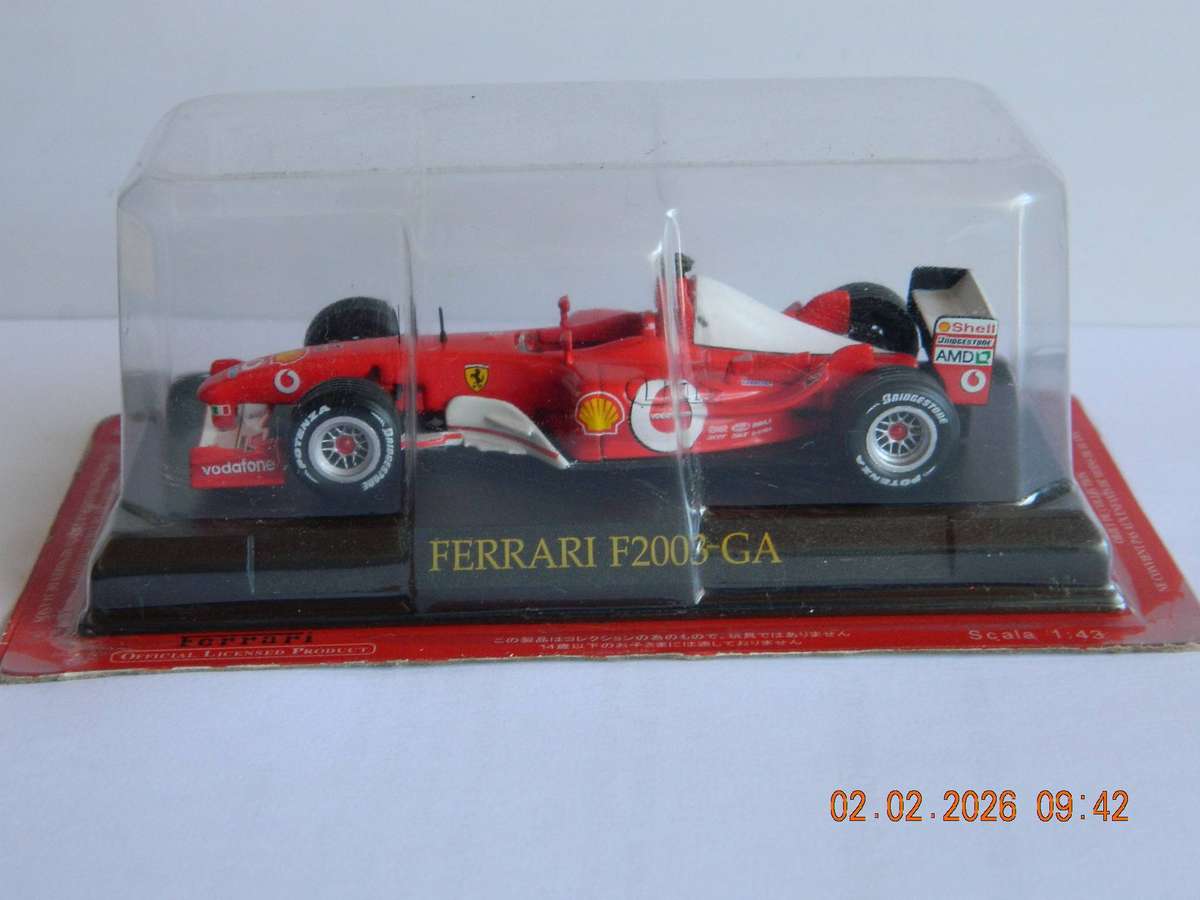 FERRARI OFFICIAL LICENSED PRODUCT  -  112794162   -  FERRARI   F2003  - GA