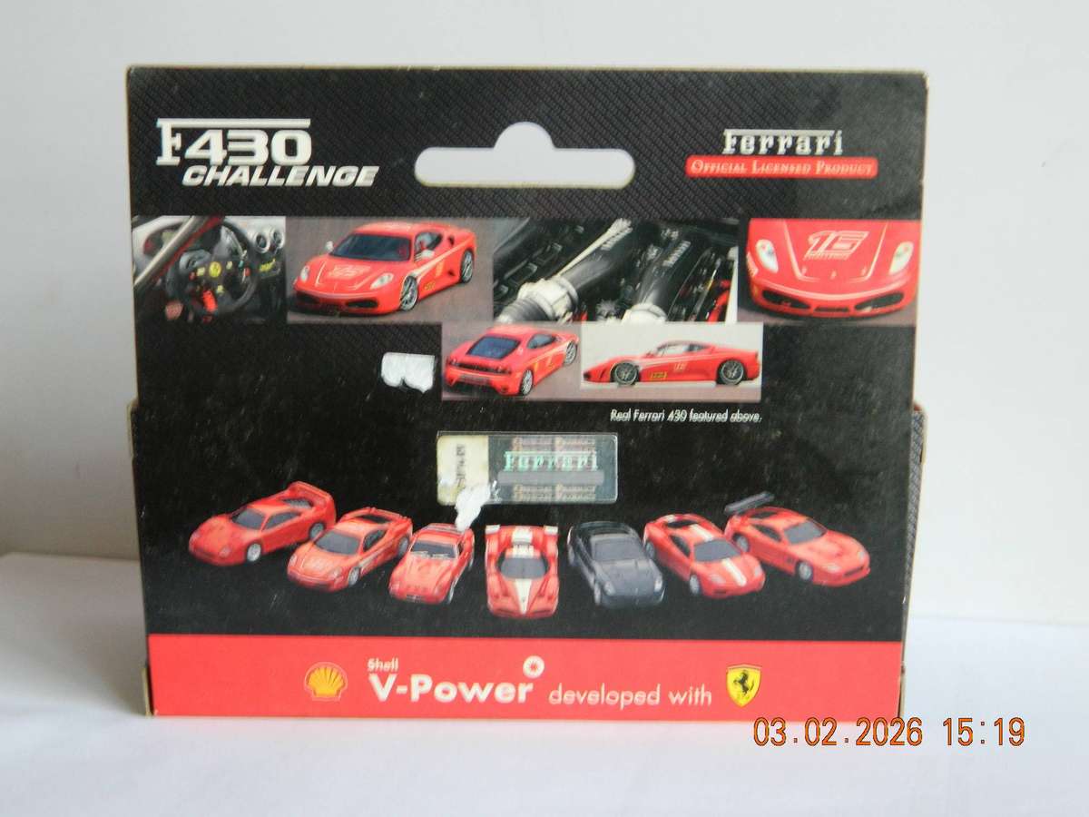 FERRARI OFFICIAL LICENSED PRODUCT  -  SHELL V-POWER  -  FERRARI  F430 CHALLENGE