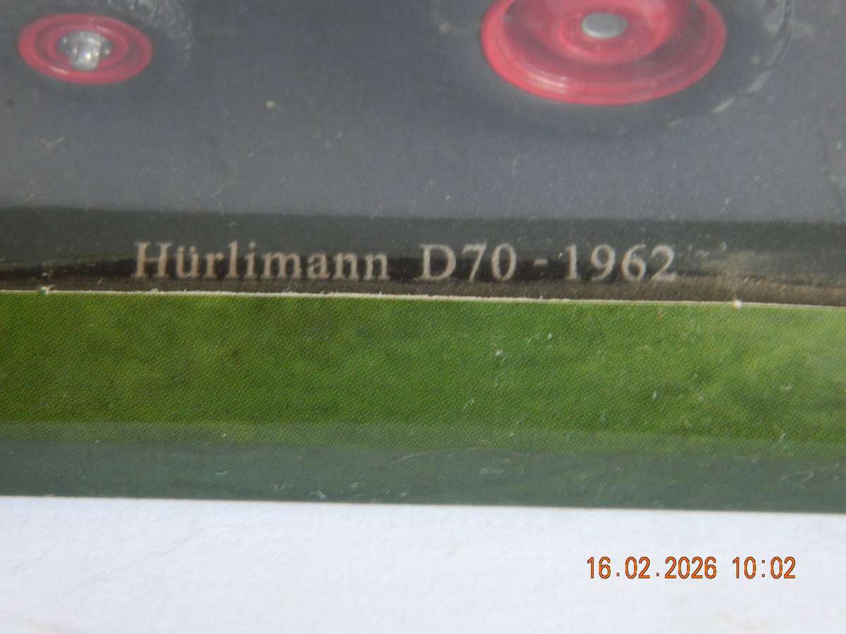 HATCHETTE PARTWORKS   -  29/120  UKK604103  -  HURLIMANN  D70  -  1962