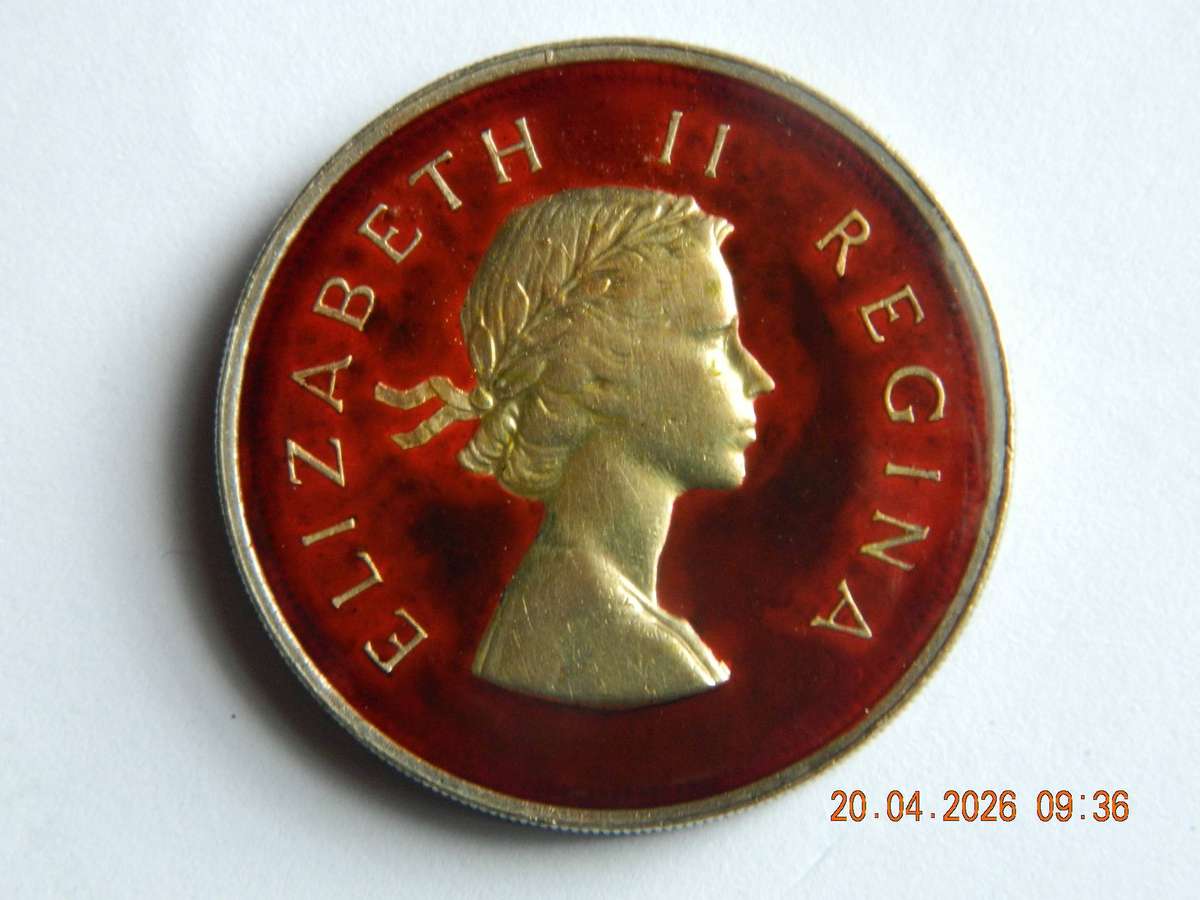 SOUTH AFRICAN UNION   5 SHILLING  COIN  -  1957