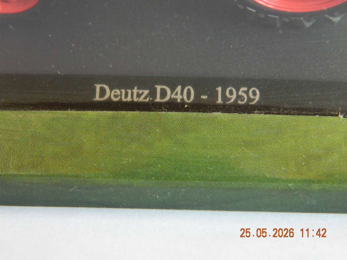 HATCHETTE PARTWORKS   -  29/093 UKK604103  -   DEUTZ D40    -    1959
