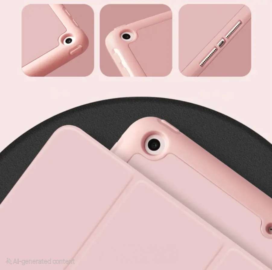 Shockproof PU Artificial Leather Smart Cover With Auto Sleep/Wake & Pen Slot For IPad 9.7 inch