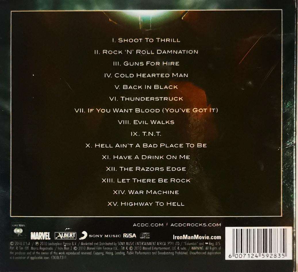 AC/DC - Iron Man 2 (Digipack CD)