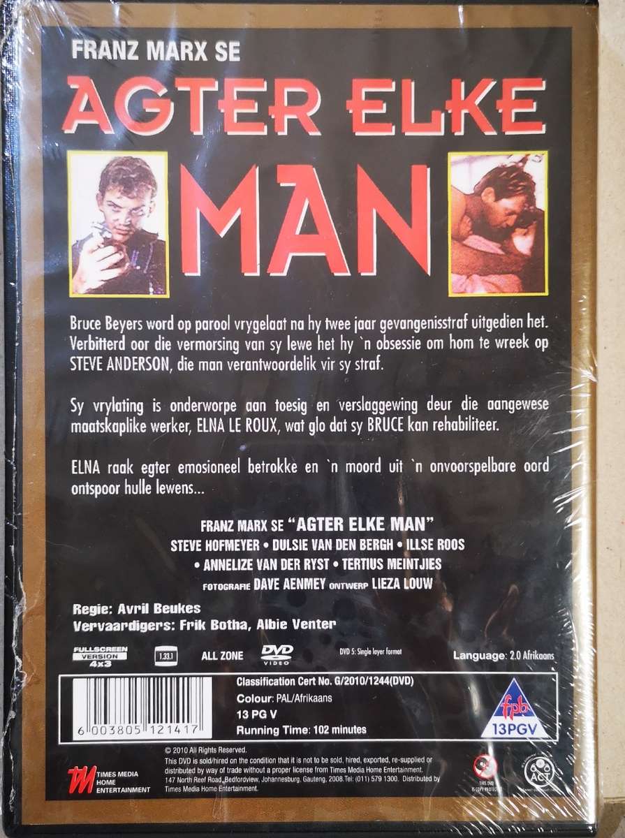 Agter Elke Man - Die Movie (DVD) [New]