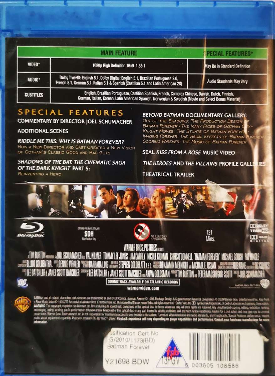 Batman Forever (Blu-Ray)