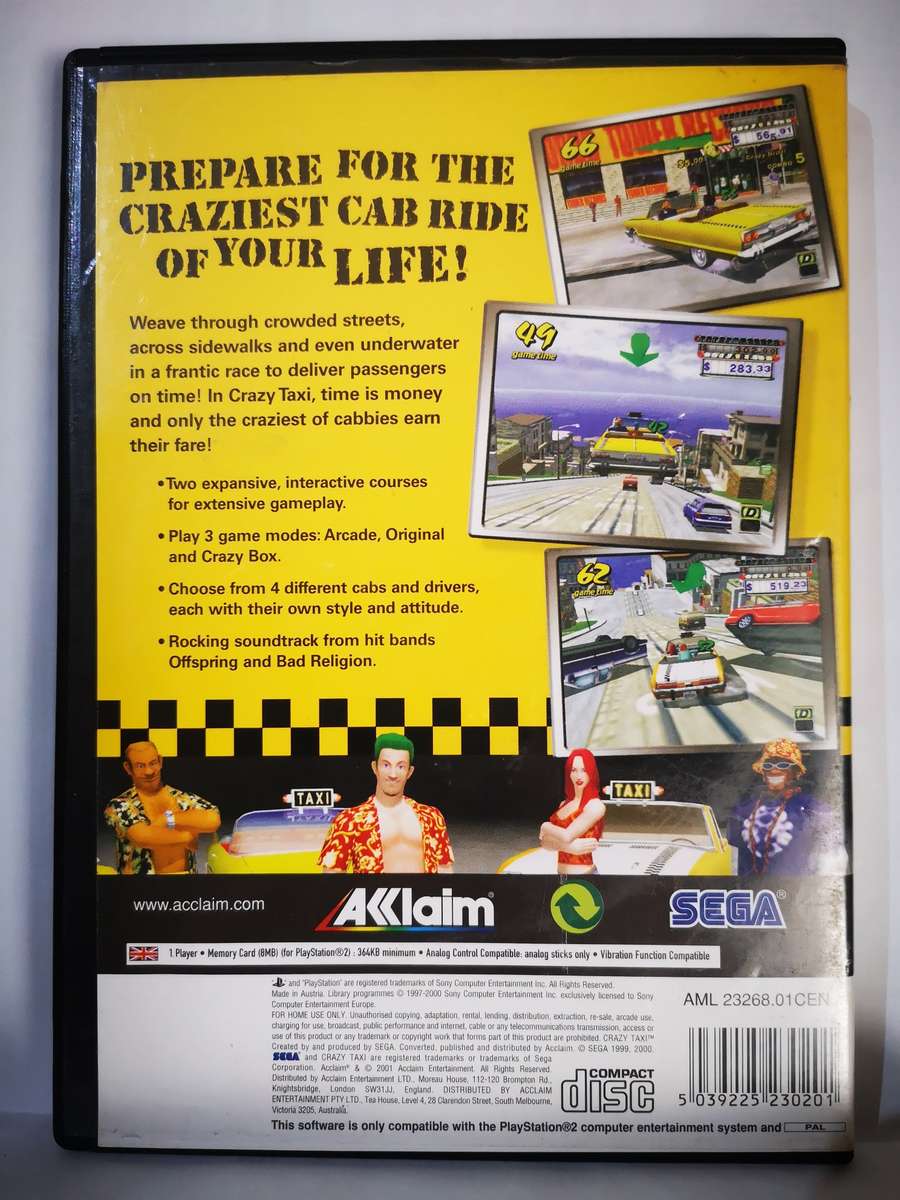 Crazy Taxi (PS2)