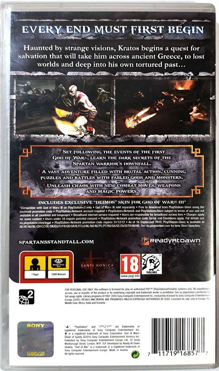 God of War - Ghost of Sparta (PSP)