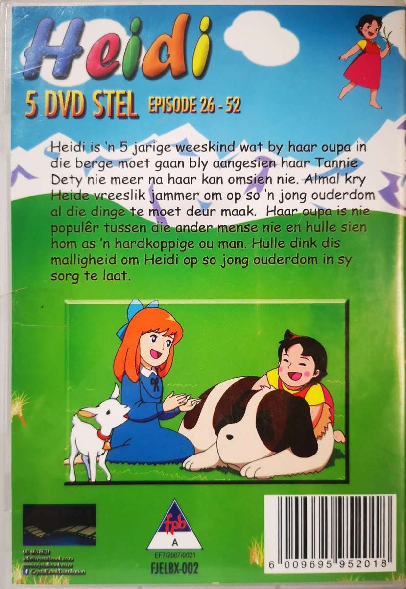 Heidi Box Set 2 - Episodes 26-52 (5-DVD)