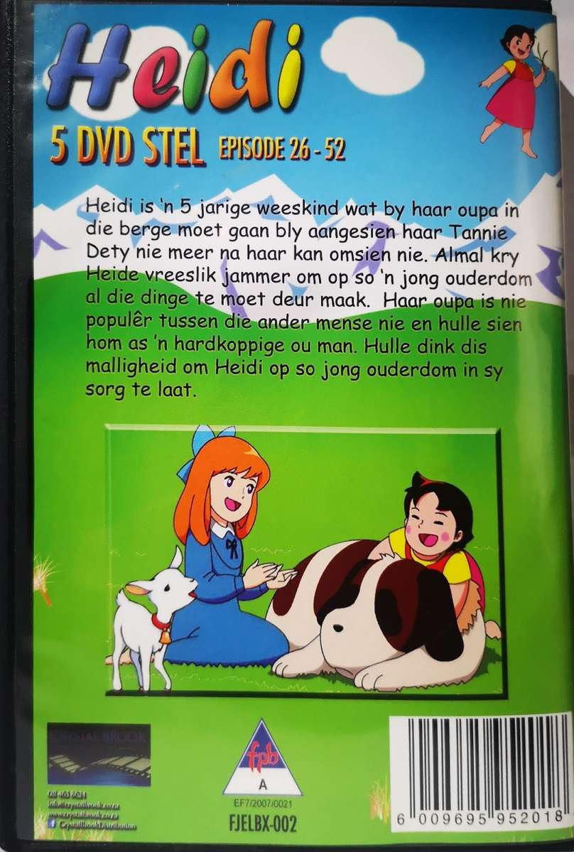 Heidi Box Set 2 - Episodes 26-52 (5-DVD)