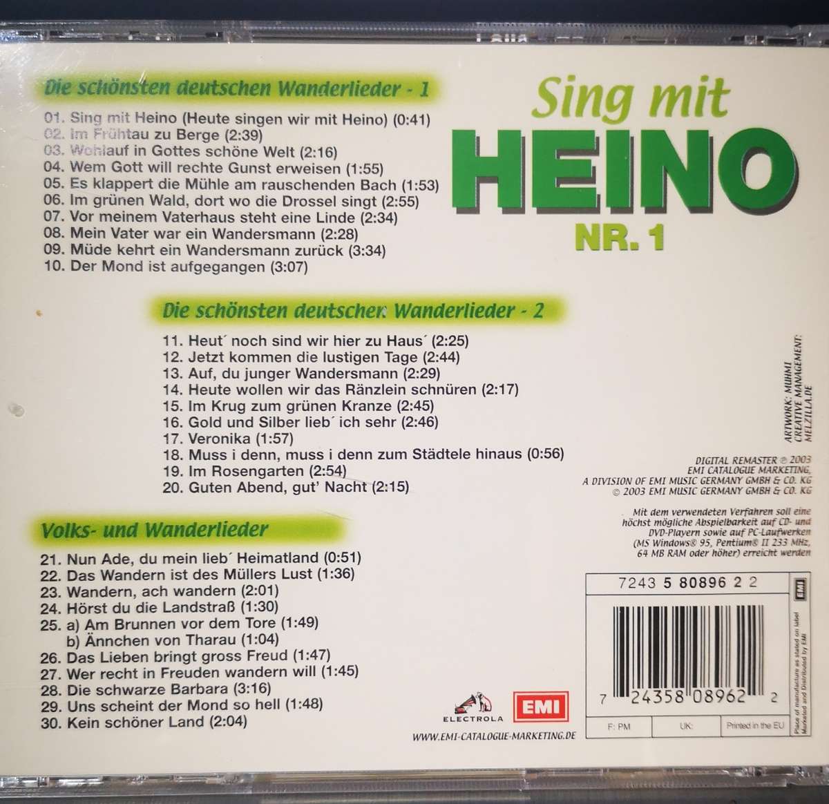 Heino - Sing Mit Heino Nr. 1 (CD)