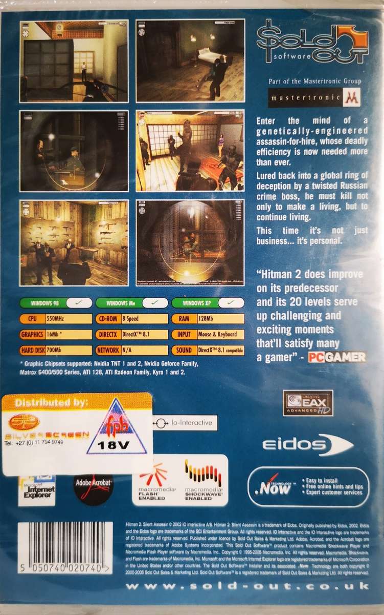 Hitman 2 - Silent Assassin (PC) [New]