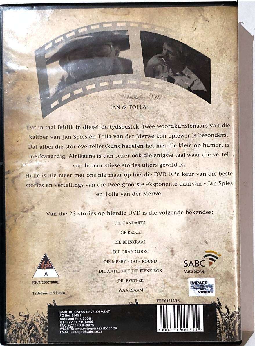 Jan & Tolla (DVD)