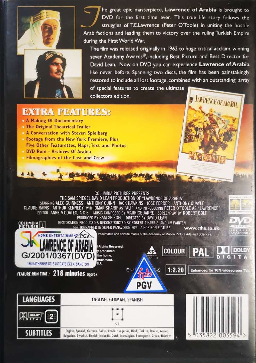Lawrence of Arabia (2-DVD)