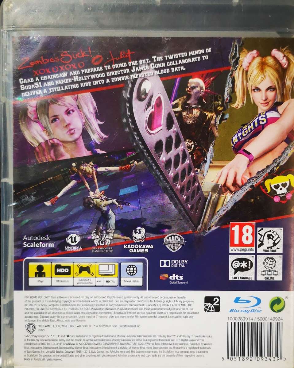 Lollipop Chainsaw (PS3)