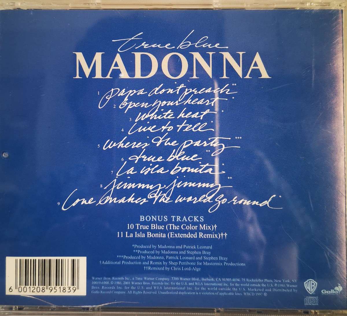 Madonna - True Blue (CD)