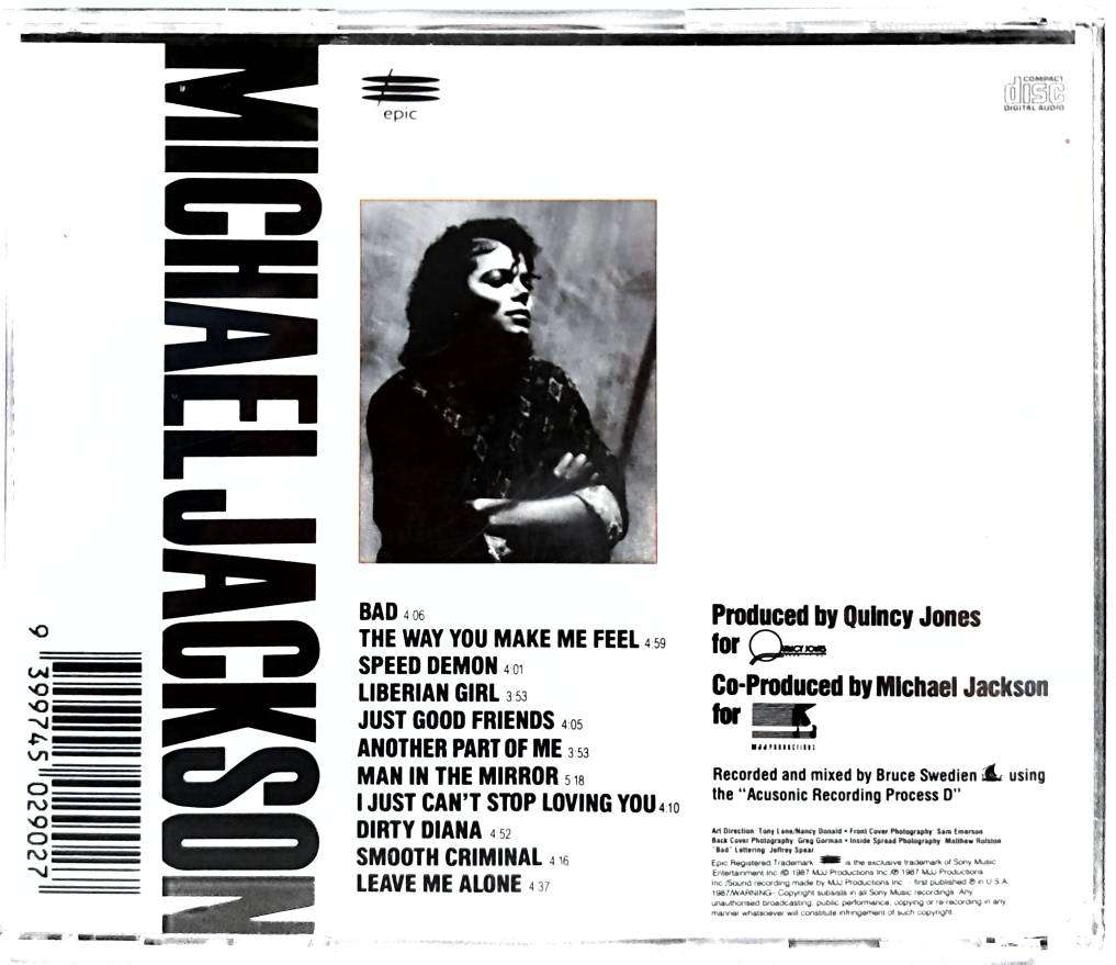 Michael Jackson - Bad (CD)