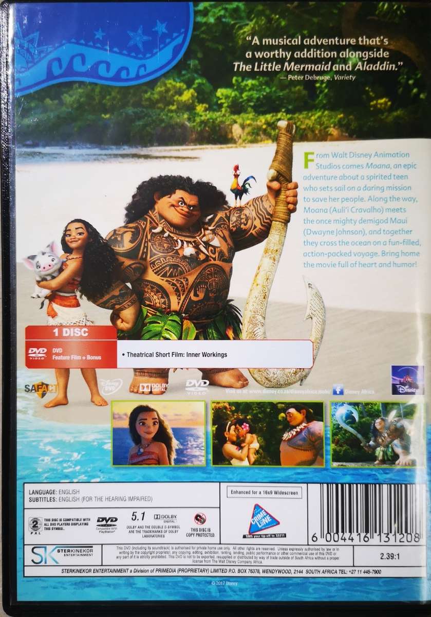 Moana (DVD) [New]