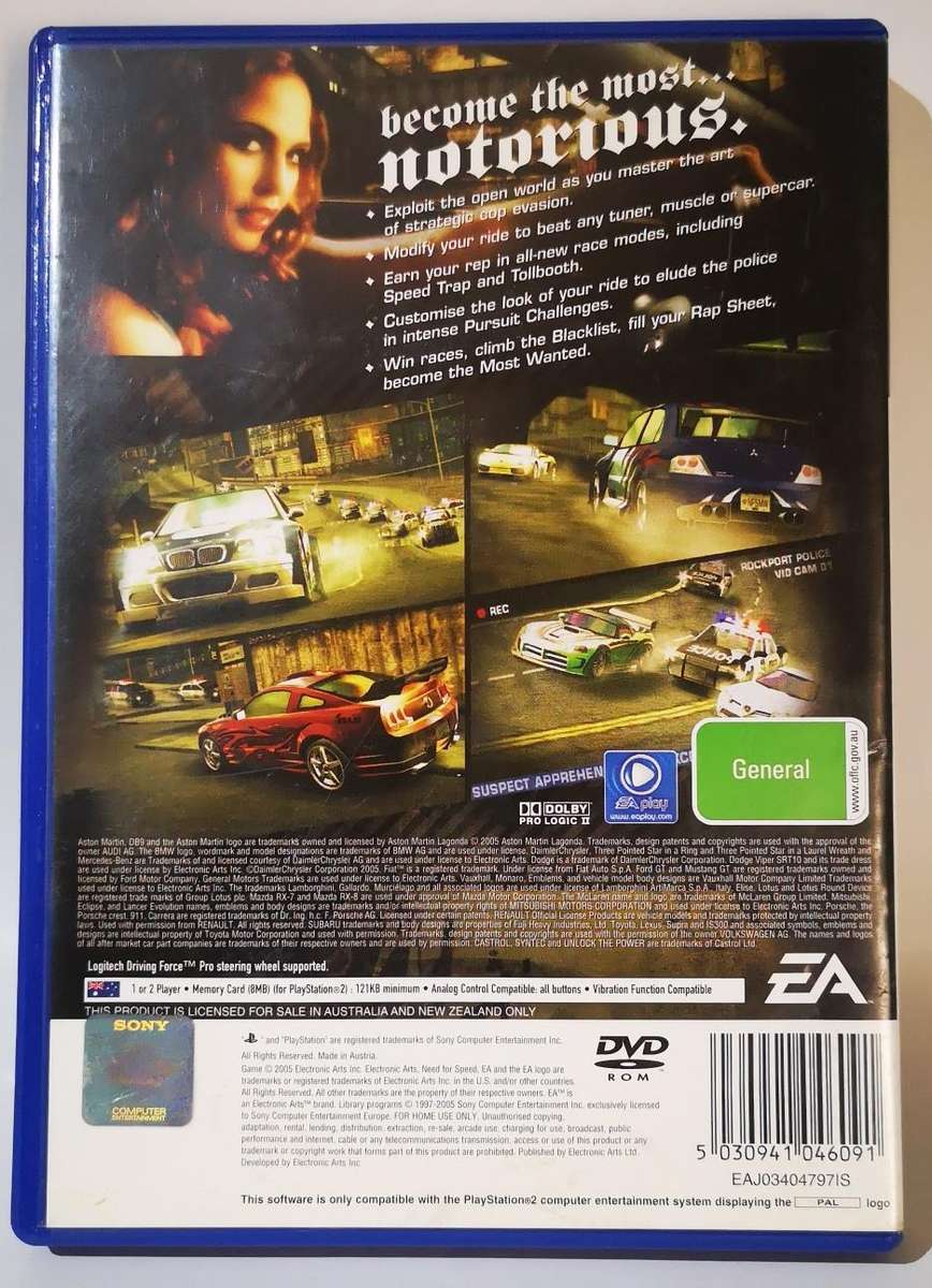 Need for Speed - Most Wanted (PS2)