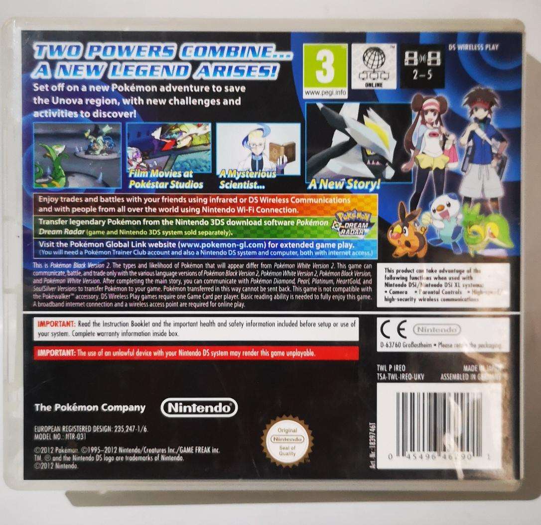 Pokemon Black Version 2 (Nintendo DS)