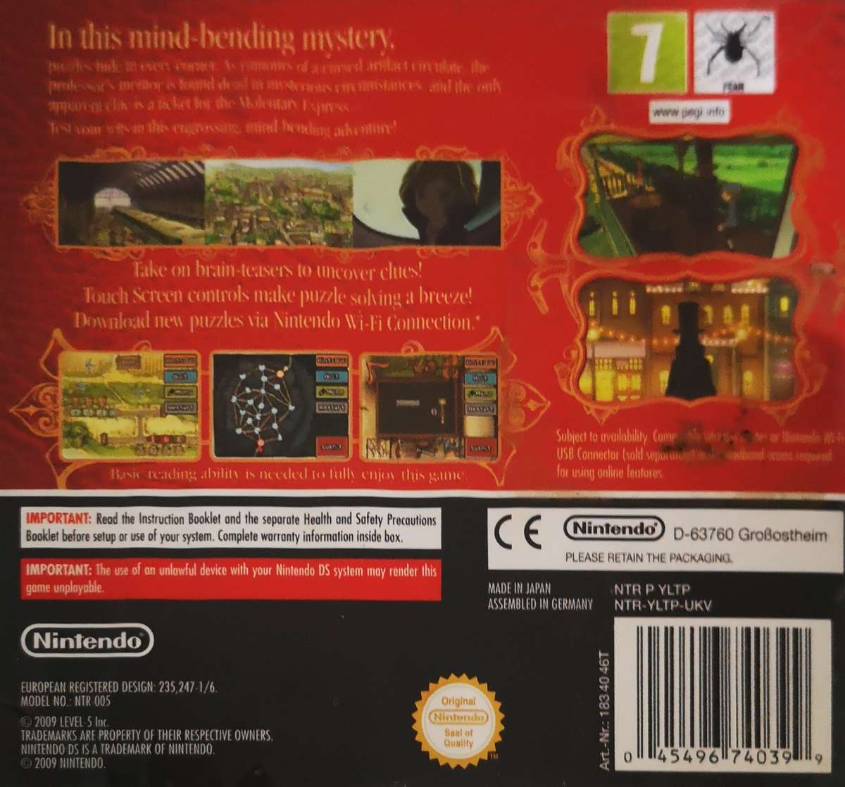 Professor Layton and Pandora's Box (Nintendo DS)