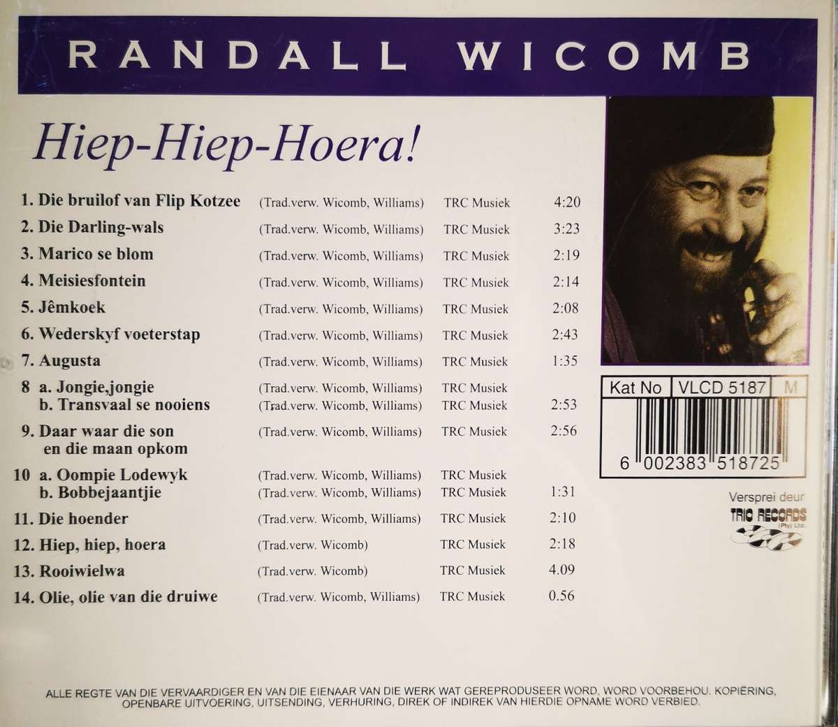 Randall Wicomb - Jemkoek (Hiep, Hiep, Hoera!) (CD)
